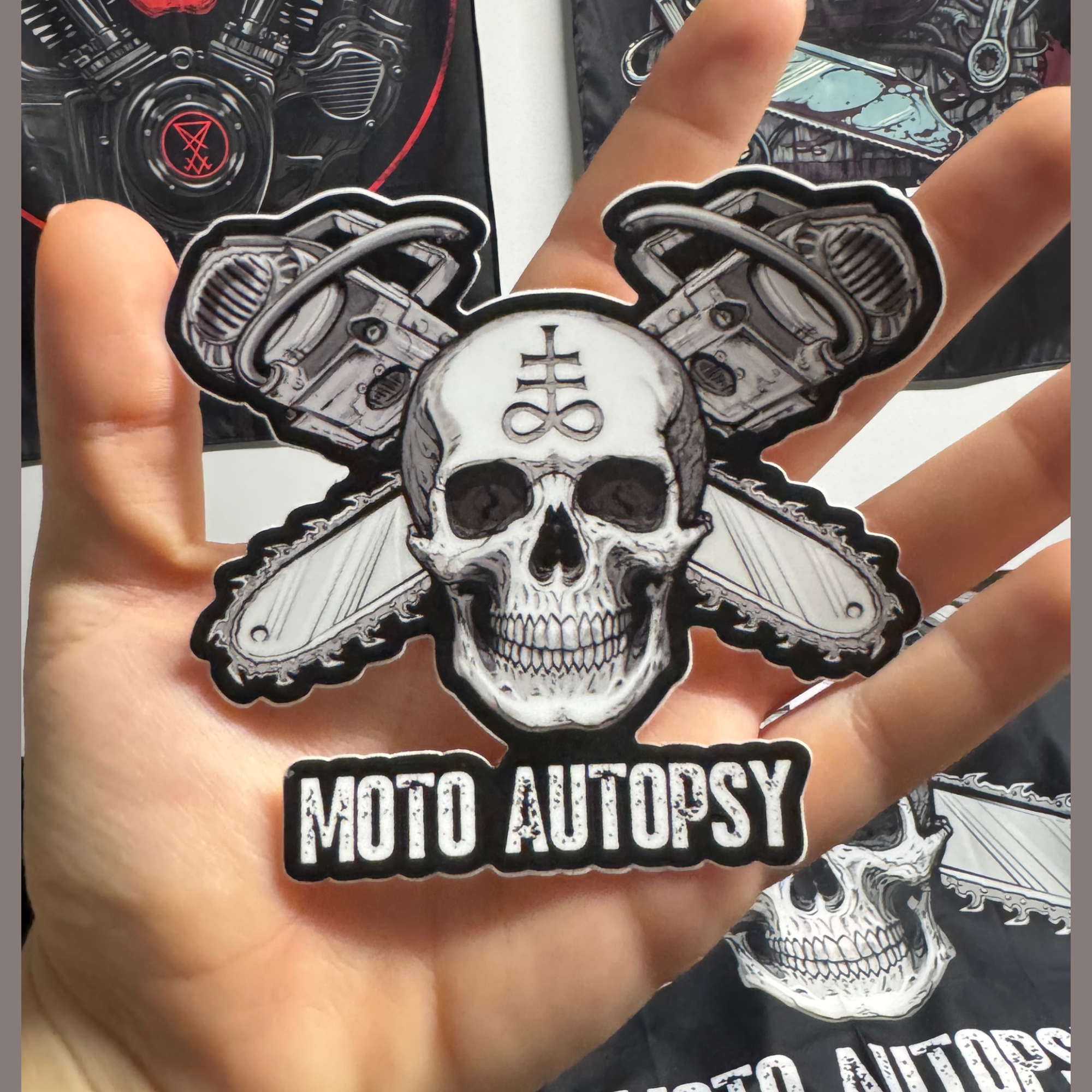MA Chainsaw Logo Sticker