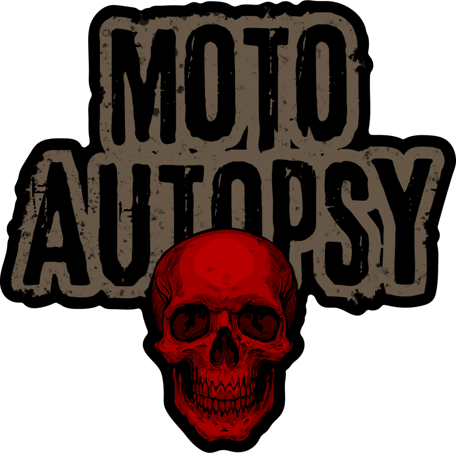 MA Red Skull Logo Sticker